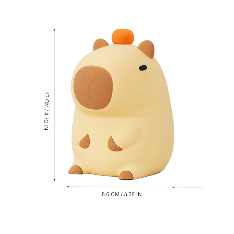 CappyGlow – Silicone Capybara Night Light