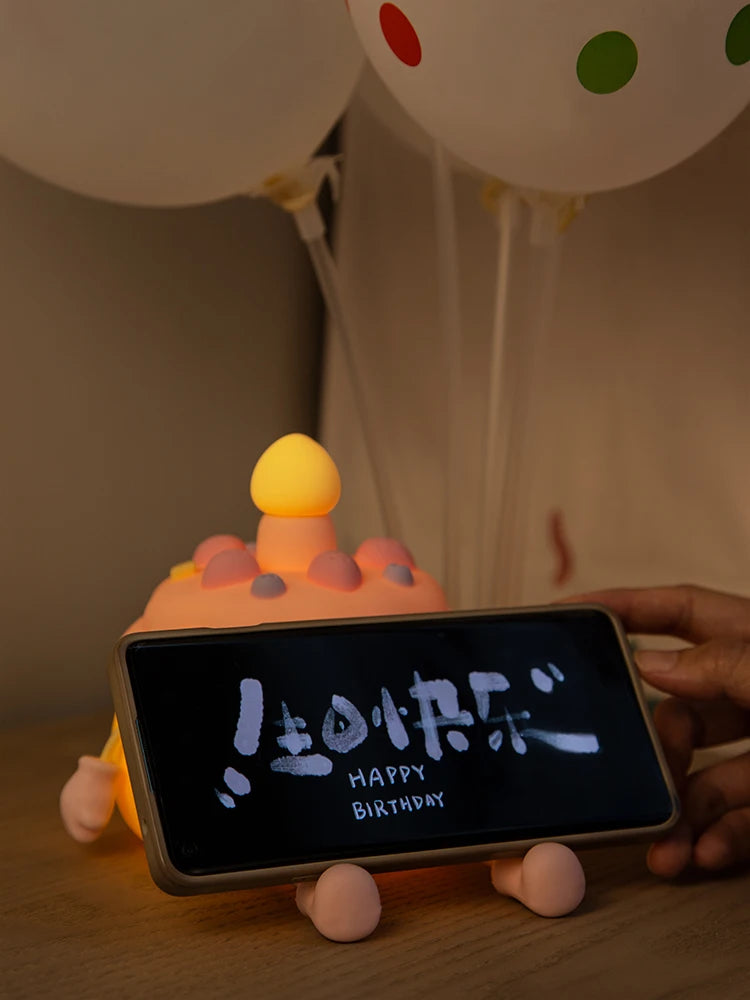 CakeGlow – Birthday Cake Silicone Night Light