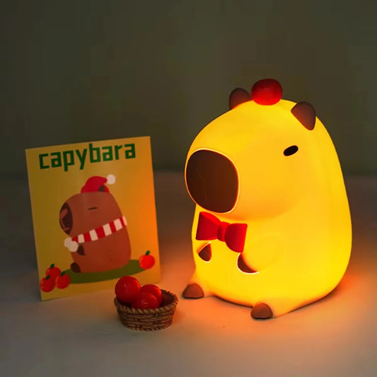 CappyGlow – Silicone Capybara Night Light