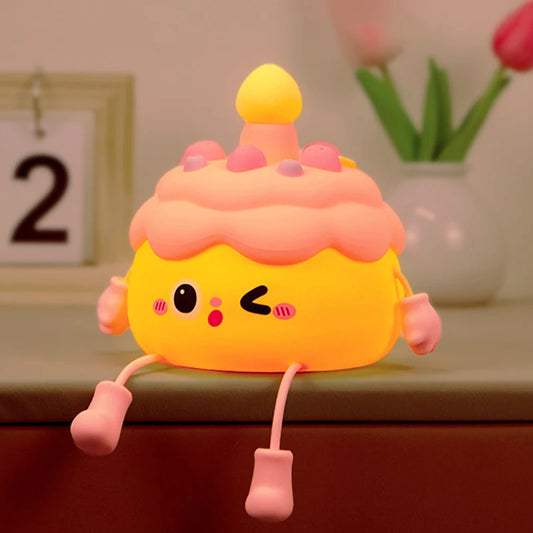 CakeGlow – Birthday Cake Silicone Night Light