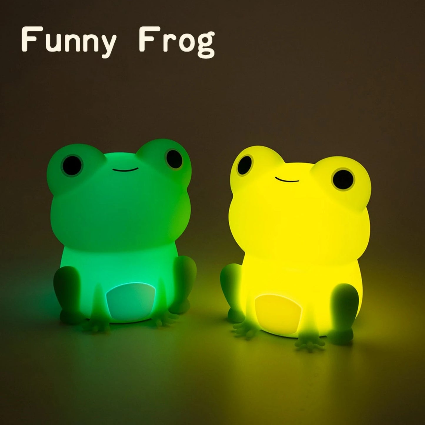 FroggleLight – Colourful Silicone Frog Night Lamp