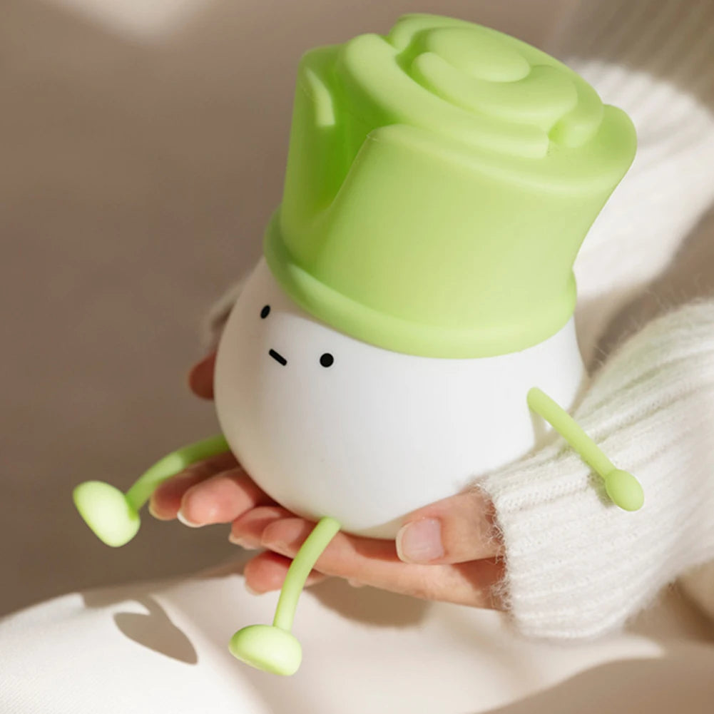 ChiveCharm – Cute Chives Silicone Night Light