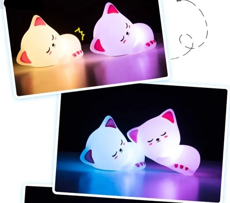 KittyGlow – Lovely Cat Night Light with Remote