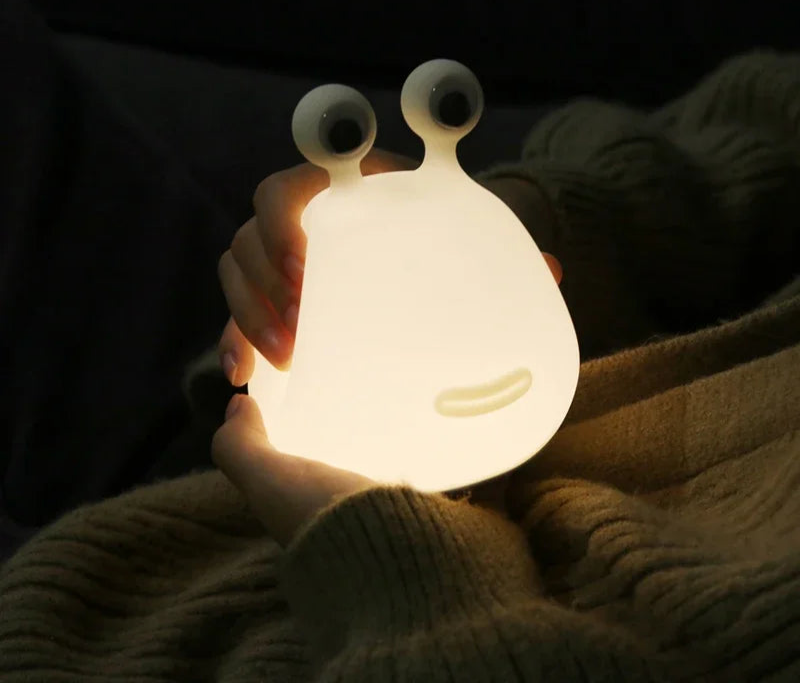 Snail Silicone Night Light – Soft Glow LED Lamp