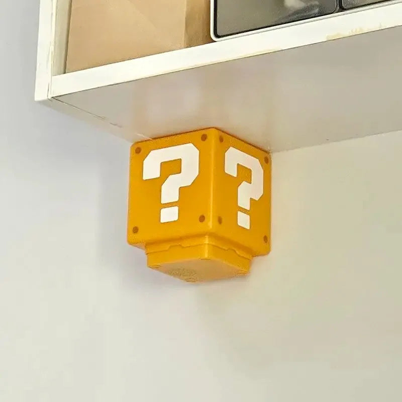 PowerUp Brick – LED Question Mark Night Light with Sound Tap for light.