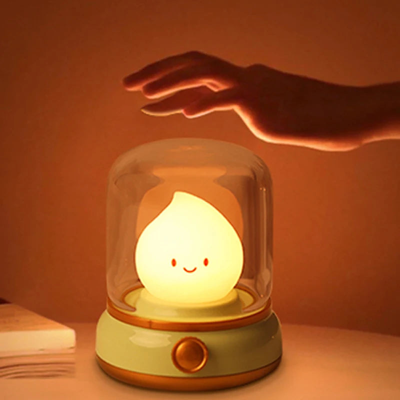 RetroGlow – LED Kerosene-Style Candle Night Light
