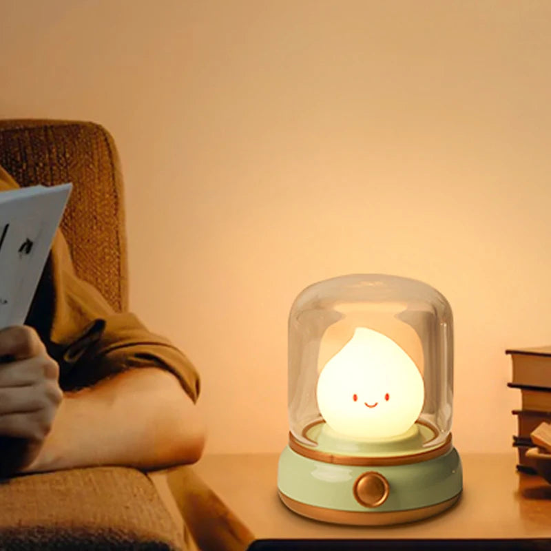 RetroGlow – LED Kerosene-Style Candle Night Light