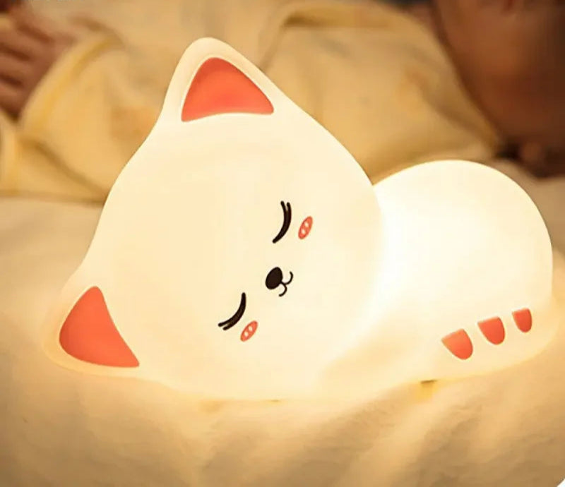 KittyGlow – Lovely Cat Night Light with Remote