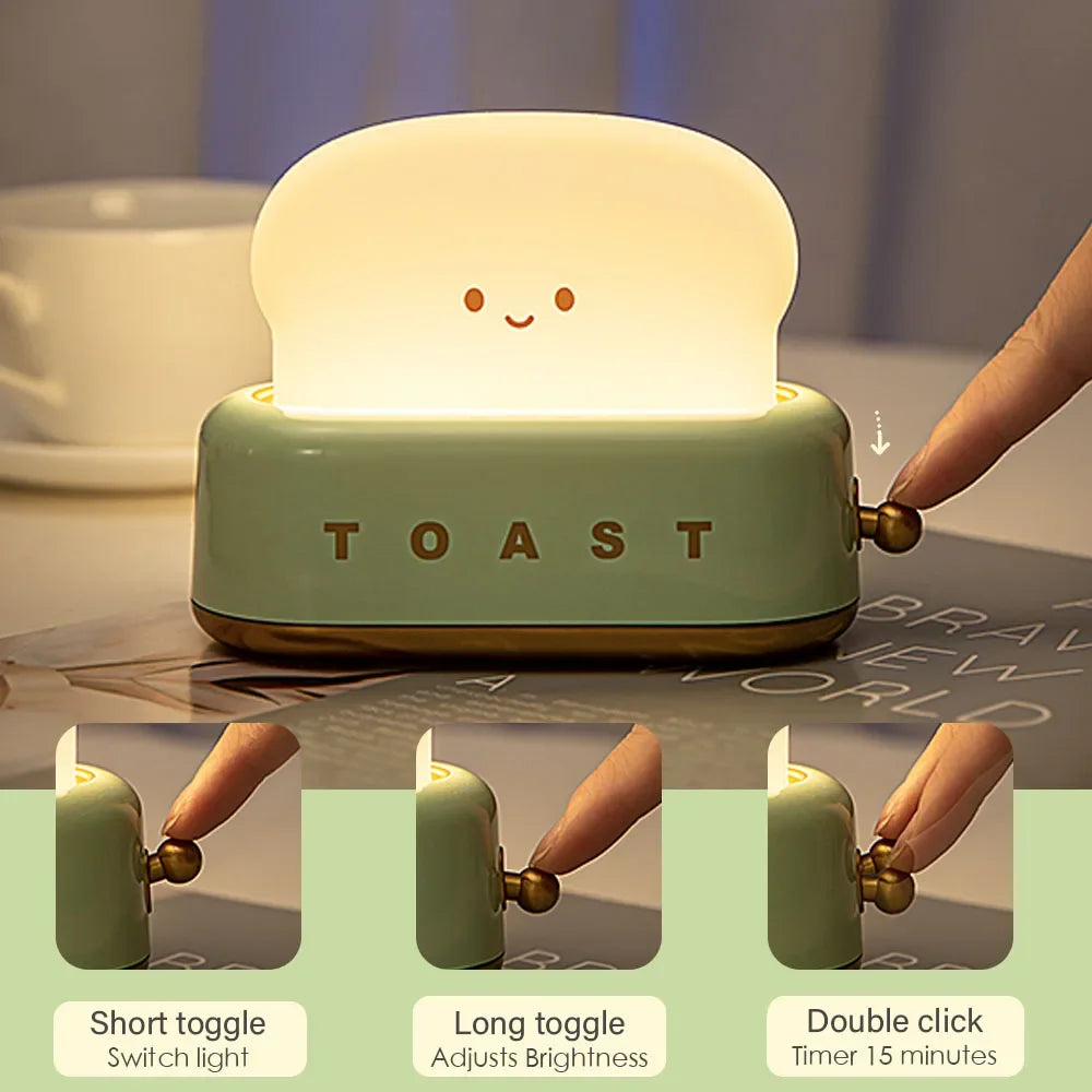 Toasty Glow – LED Night Light with Timer
