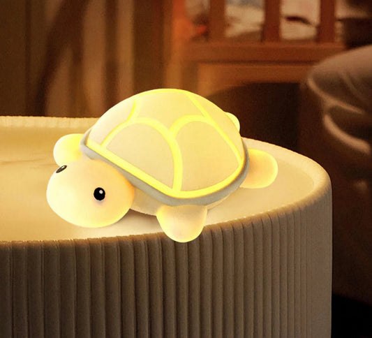 TurtlyGlow – Colourful Silicone Turtle Night Light