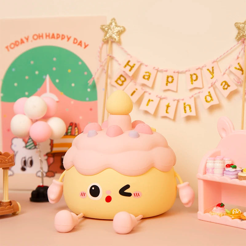 CakeGlow – Birthday Cake Silicone Night Light