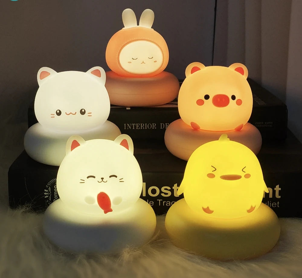 SnuggleGlow – Touch-Controlled Animal Night Light