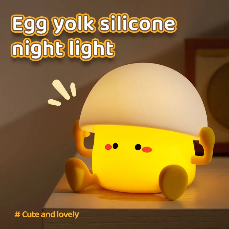 YolkShroom – Creative Egg Yolk & Mushroom Night Light