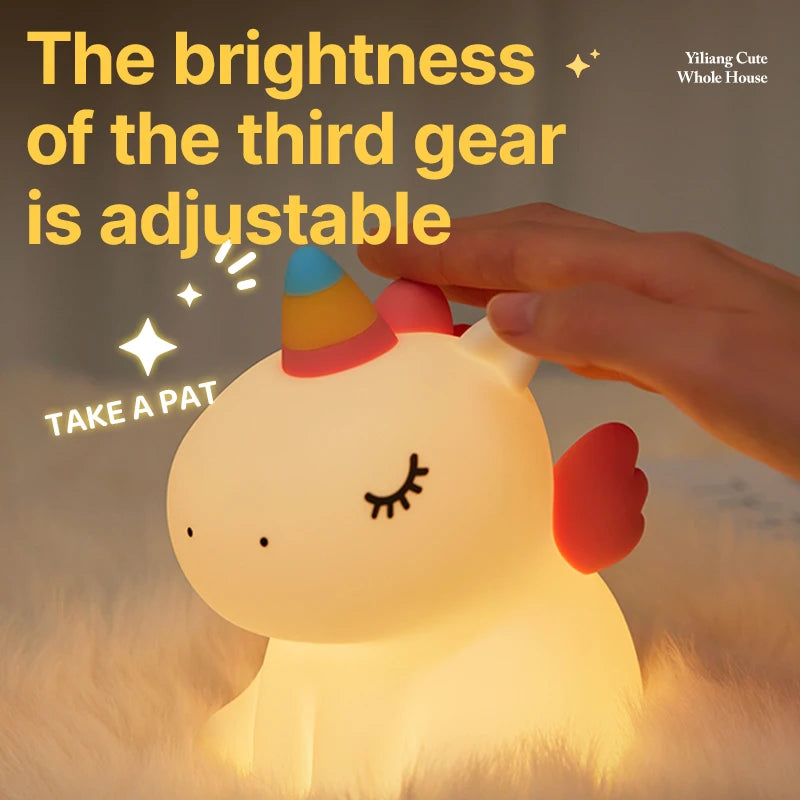 Dreamicorn – Silicone Unicorn Night Light