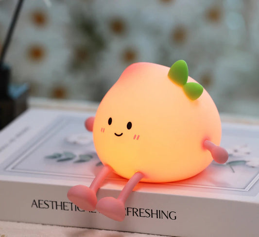 PeachGlow – Rechargeable Colour-Changing Night Light