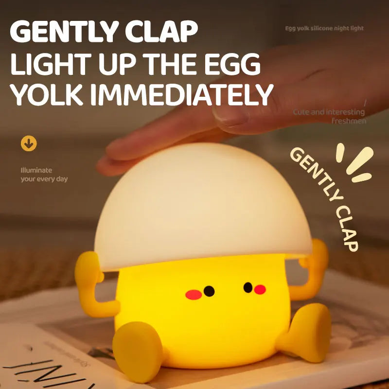 YolkShroom – Creative Egg Yolk & Mushroom Night Light
