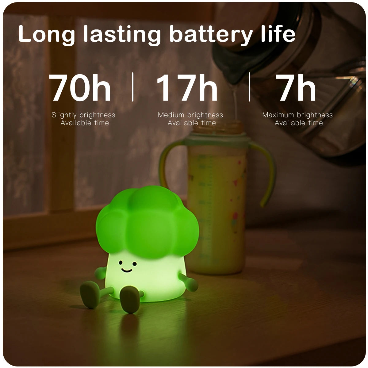 BroccoGlow – Cute Broccoli Night Light