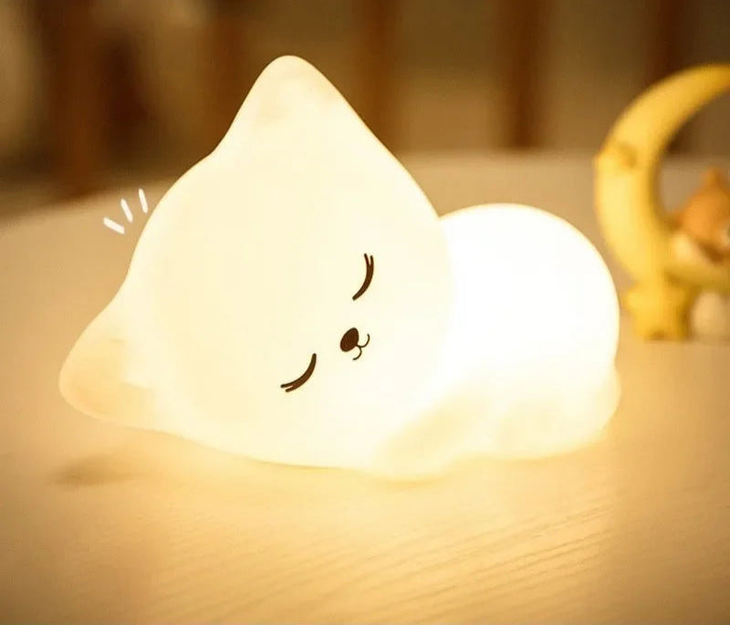 KittyGlow – Lovely Cat Night Light with Remote