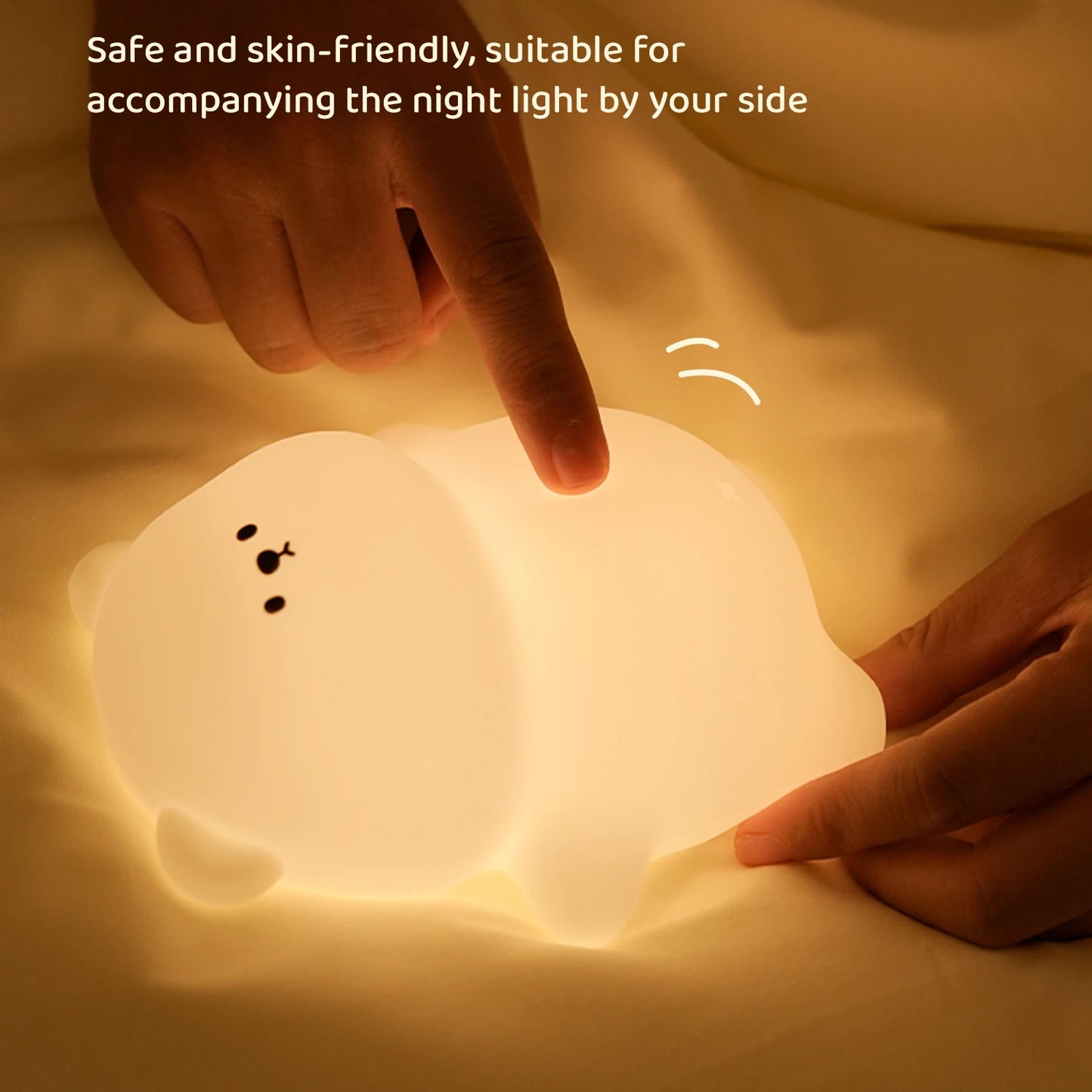 NapBear – Lying Flat Silicone Night Light