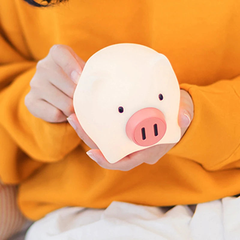 PiggleGlow – Cute Rechargeable Pig Night Light