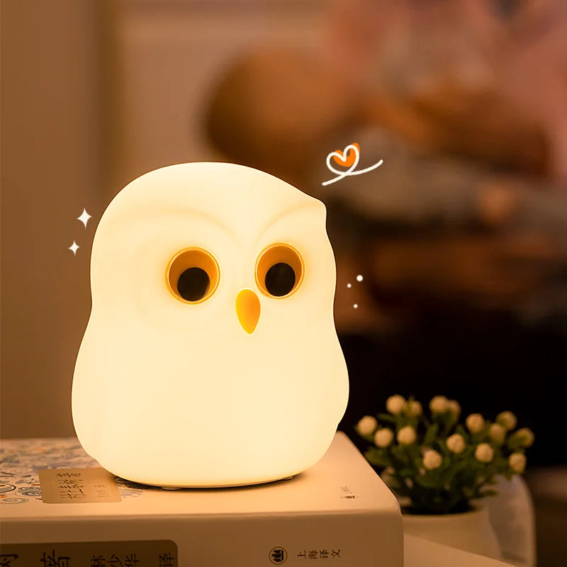 Glowwl – RGB Silicone Owl Night Light