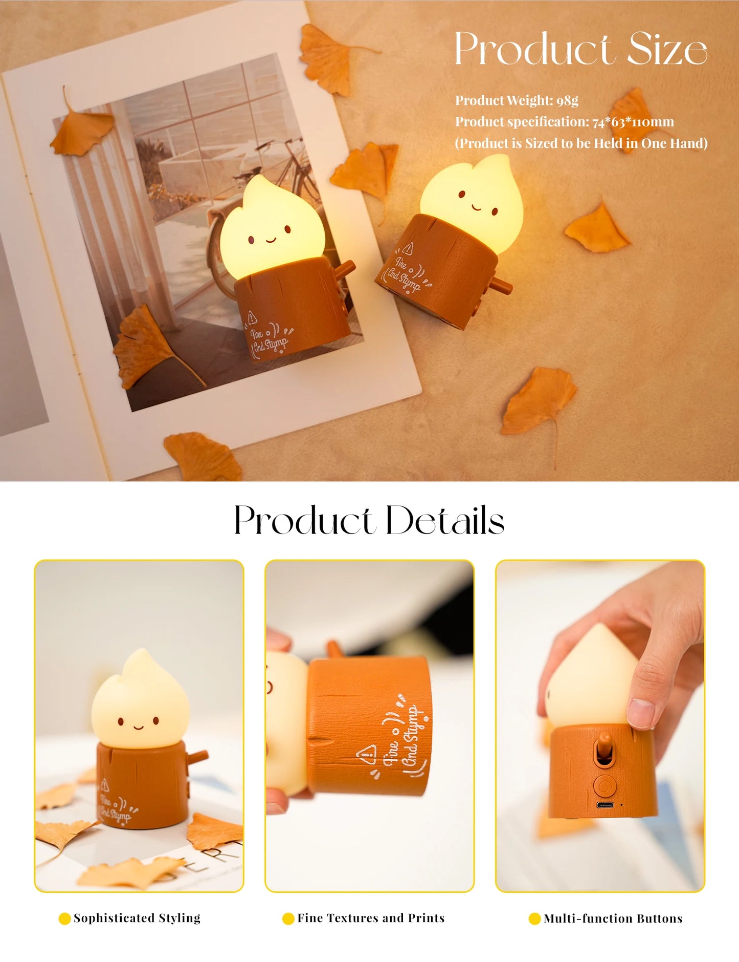 CosyFlame – Flameless Kerosene-Style LED Night Light