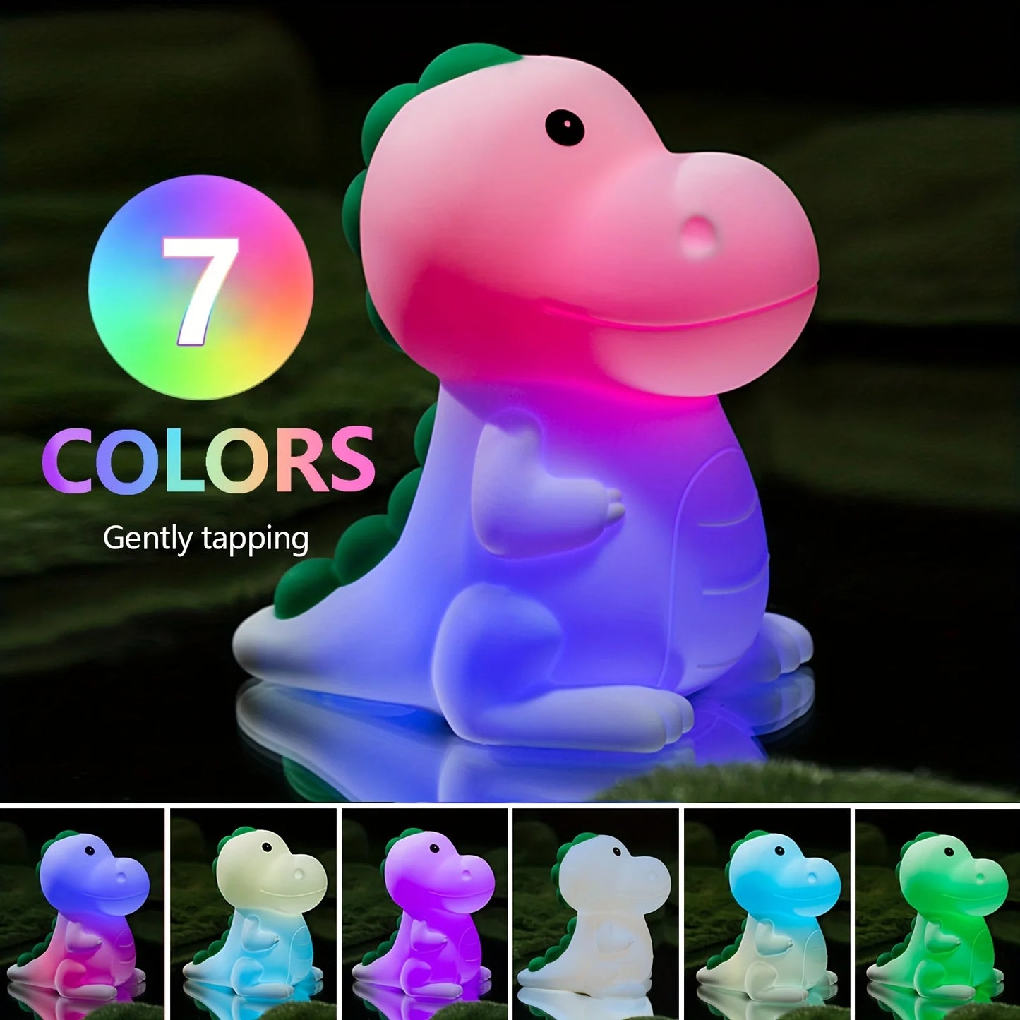 Dinosaur Silicone Night Light