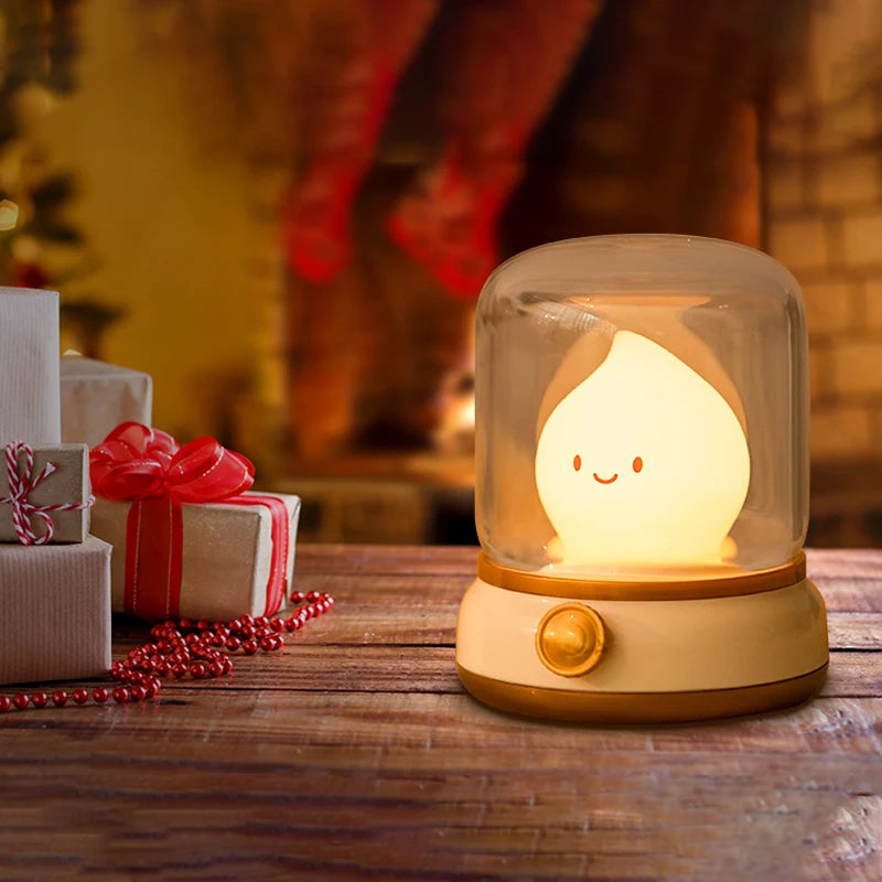 RetroGlow – LED Kerosene-Style Candle Night Light