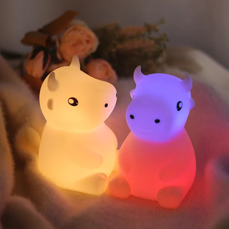 MooGlow – Soft Silicone Cow Night Light