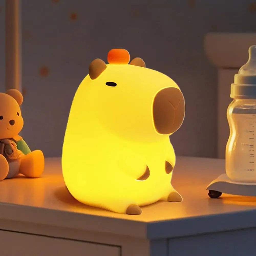 CappyGlow – Silicone Capybara Night Light