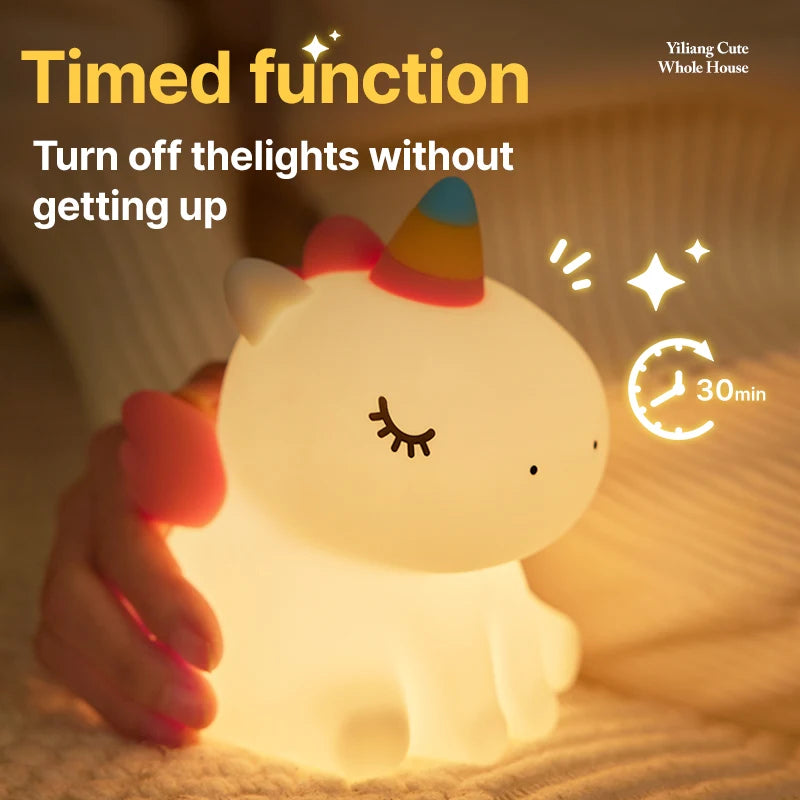 Dreamicorn – Silicone Unicorn Night Light