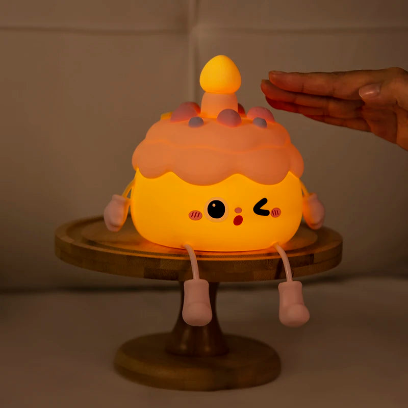 CakeGlow – Birthday Cake Silicone Night Light