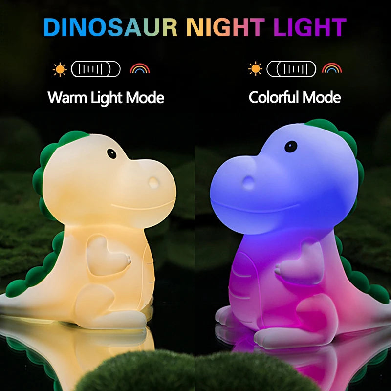 Dinosaur Silicone Night Light