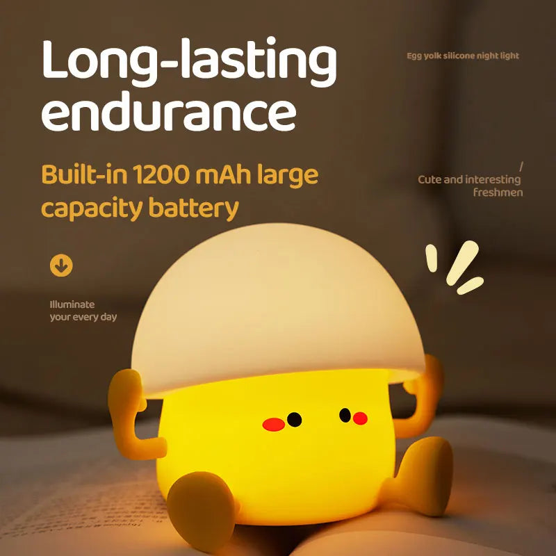 YolkShroom – Creative Egg Yolk & Mushroom Night Light