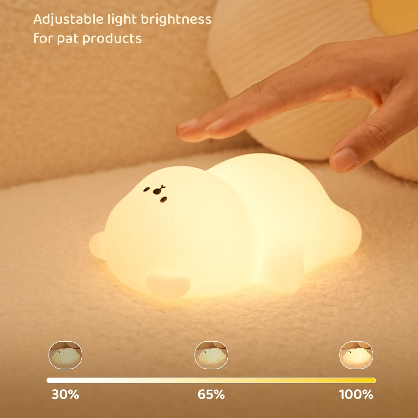 NapBear – Lying Flat Silicone Night Light