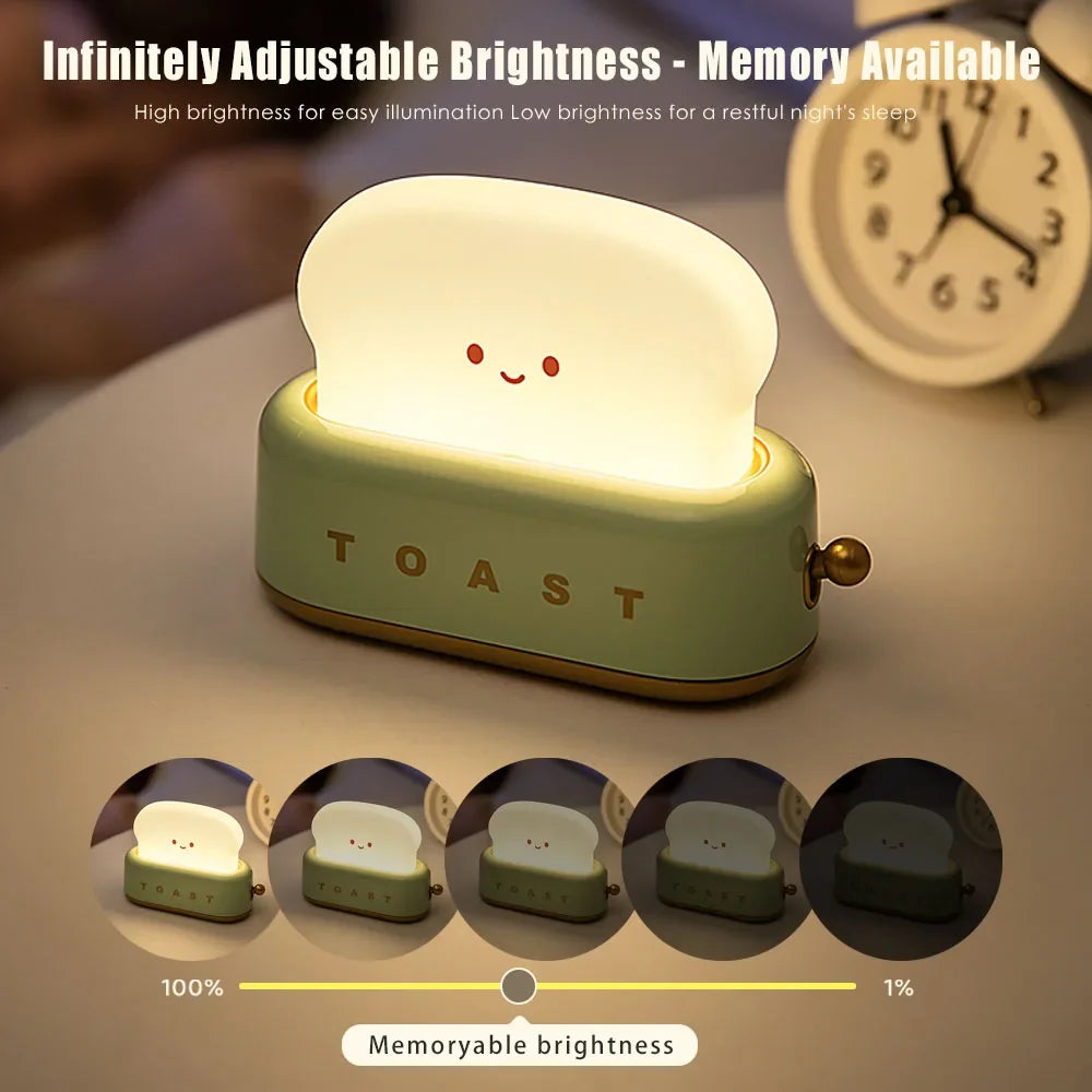Toasty Glow – LED Night Light with Timer