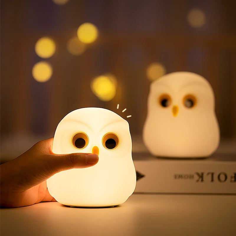 Glowwl – RGB Silicone Owl Night Light