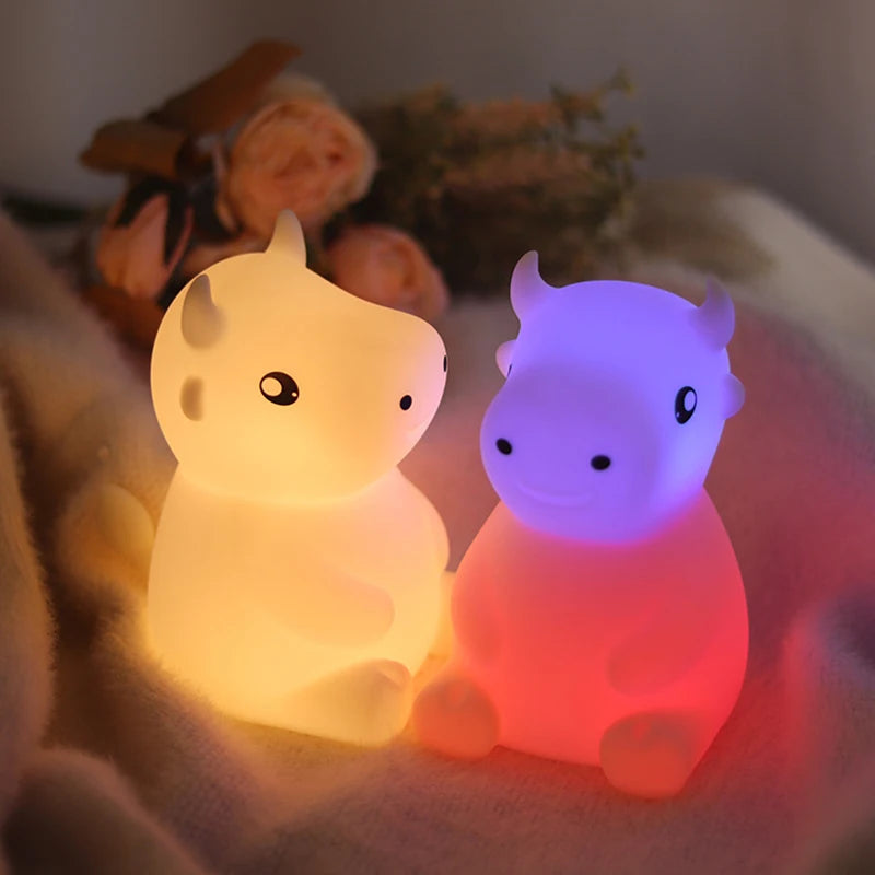 MooGlow – Soft Silicone Cow Night Light
