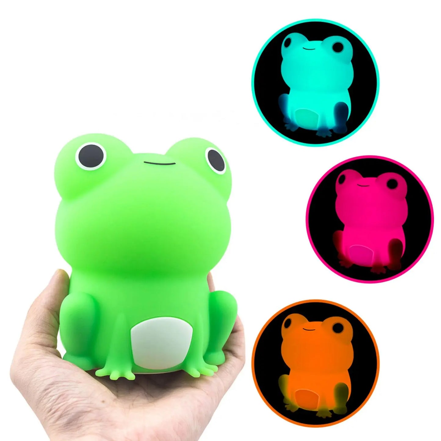 FroggleLight – Colourful Silicone Frog Night Lamp