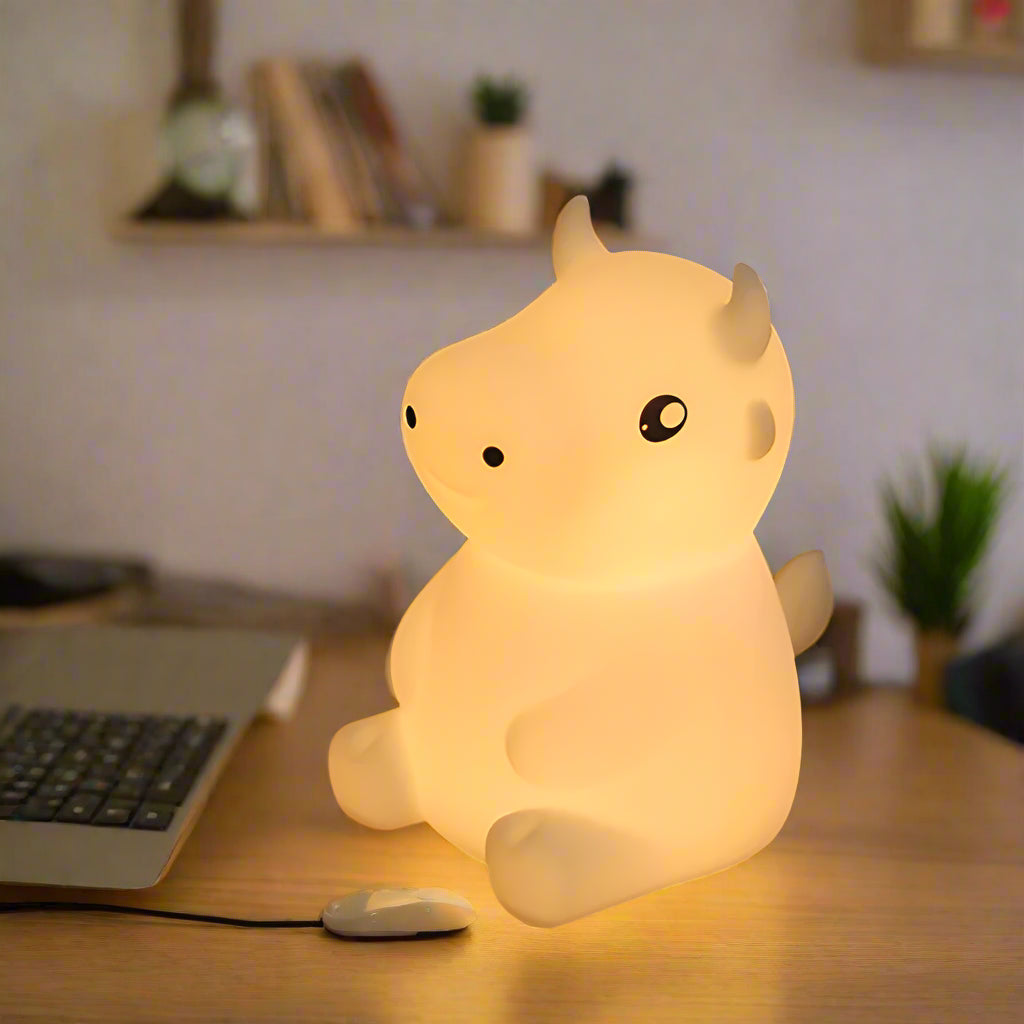 MooGlow – Soft Silicone Cow Night Light