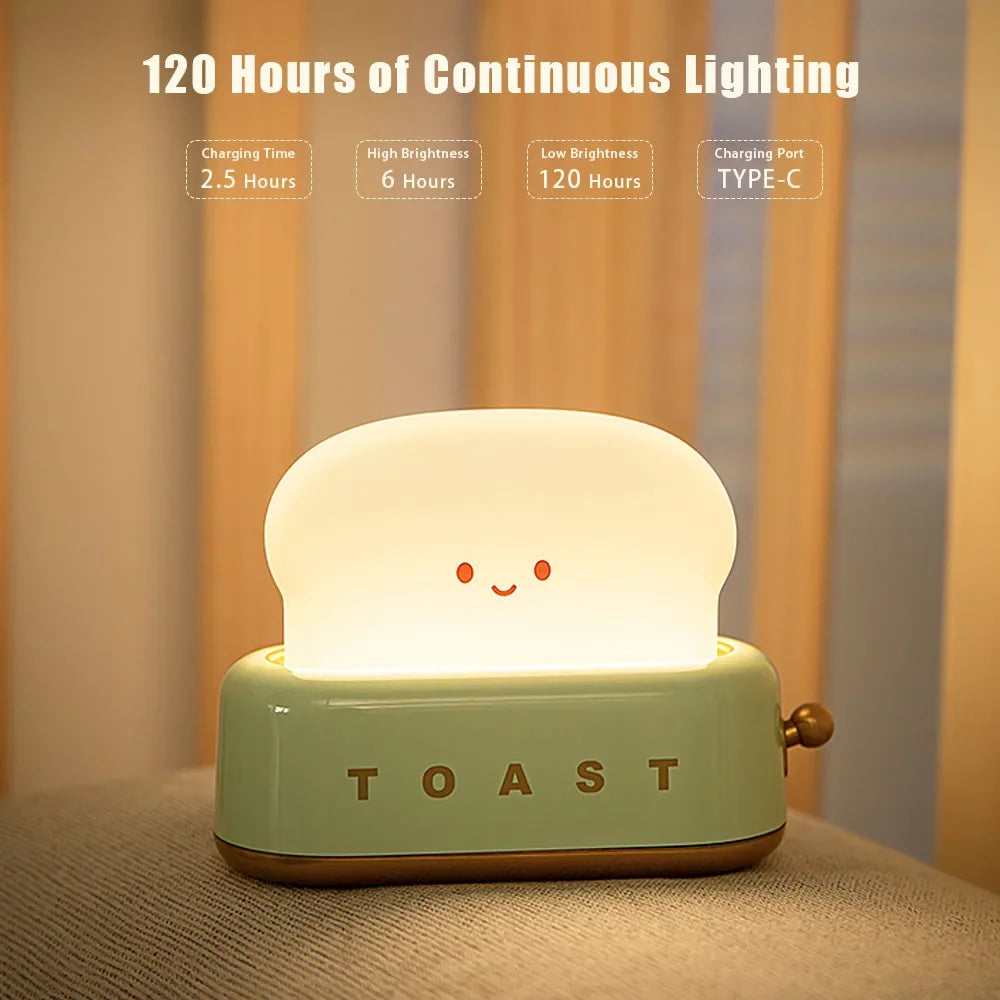 Toasty Glow – LED Night Light with Timer