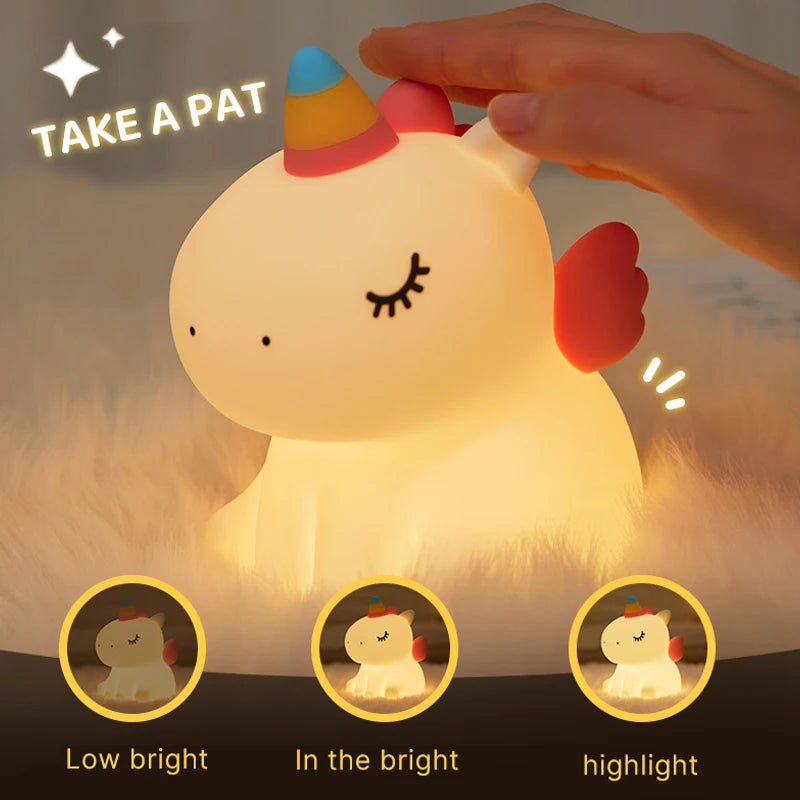 Dreamicorn – Silicone Unicorn Night Light