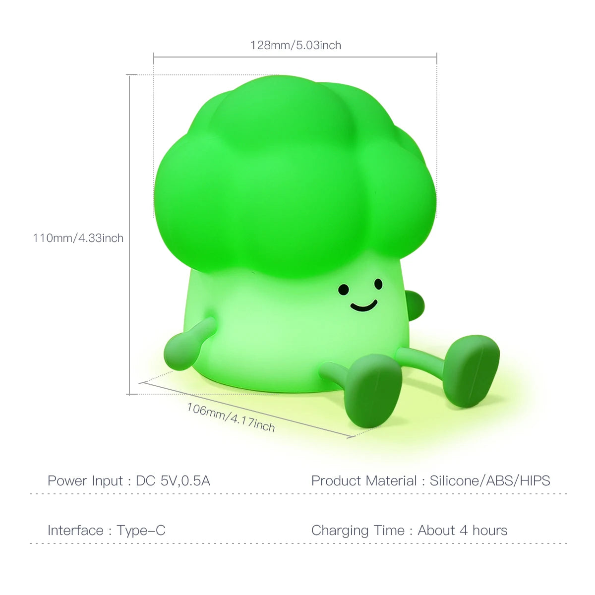 BroccoGlow – Cute Broccoli Night Light