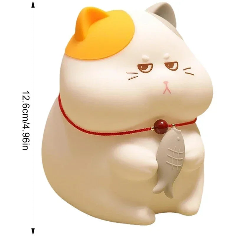 Cat Silicone Night Light – Soft Glow LED Lamp