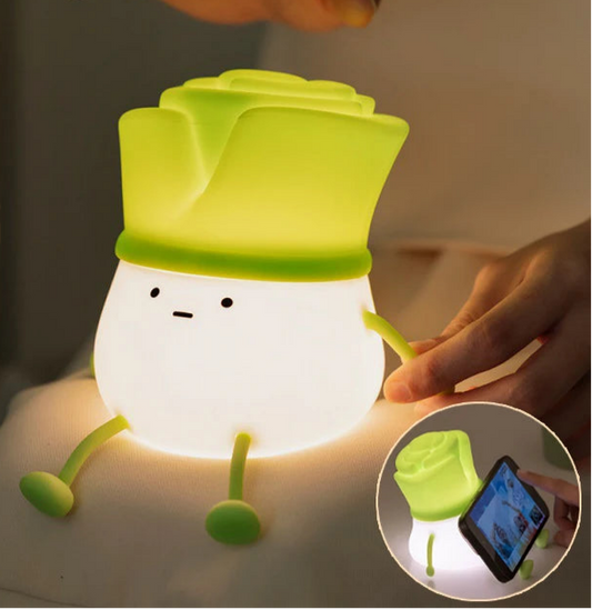 ChiveCharm – Cute Chives Silicone Night Light