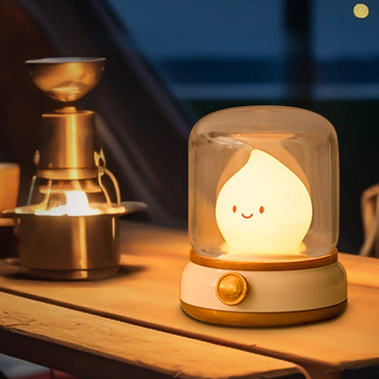 RetroGlow – LED Kerosene-Style Candle Night Light